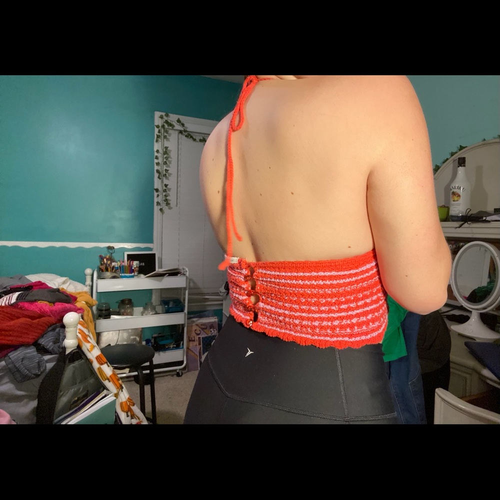 urban outfitters knit halter top